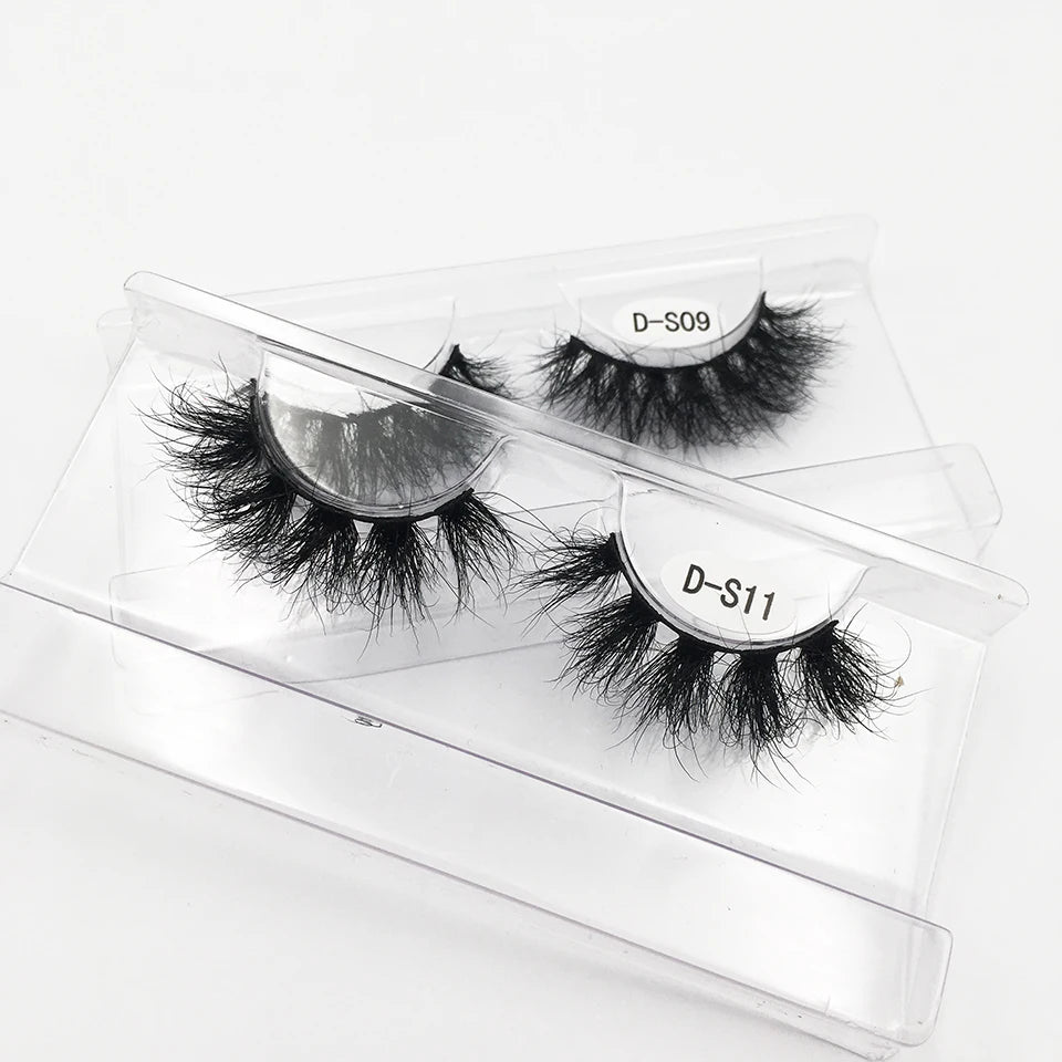 RED SIREN Mink Lashes 3D Mink Eyelashes 100% Cruelty free Lashes Handmade Reusable Fluffy Natural Eyelashes False Lashes Makeup
