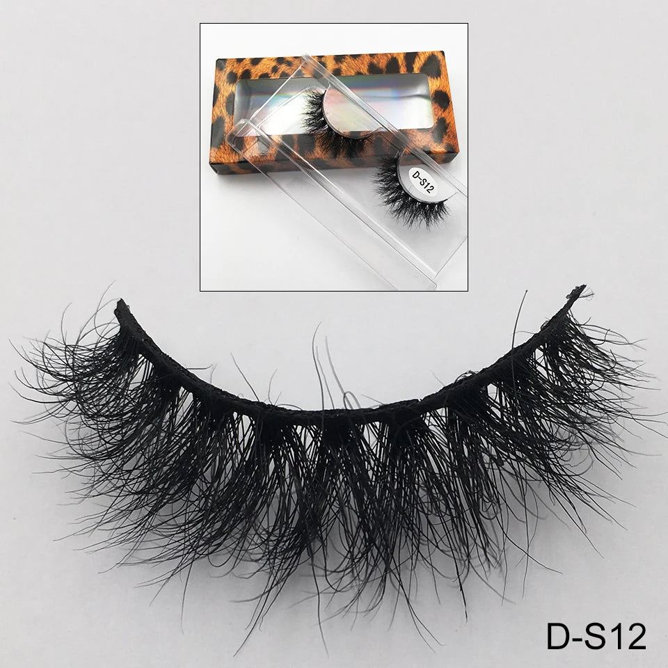 RED SIREN Mink Lashes 3D Mink Eyelashes 100% Cruelty free Lashes Handmade Reusable Fluffy Natural Eyelashes False Lashes Makeup