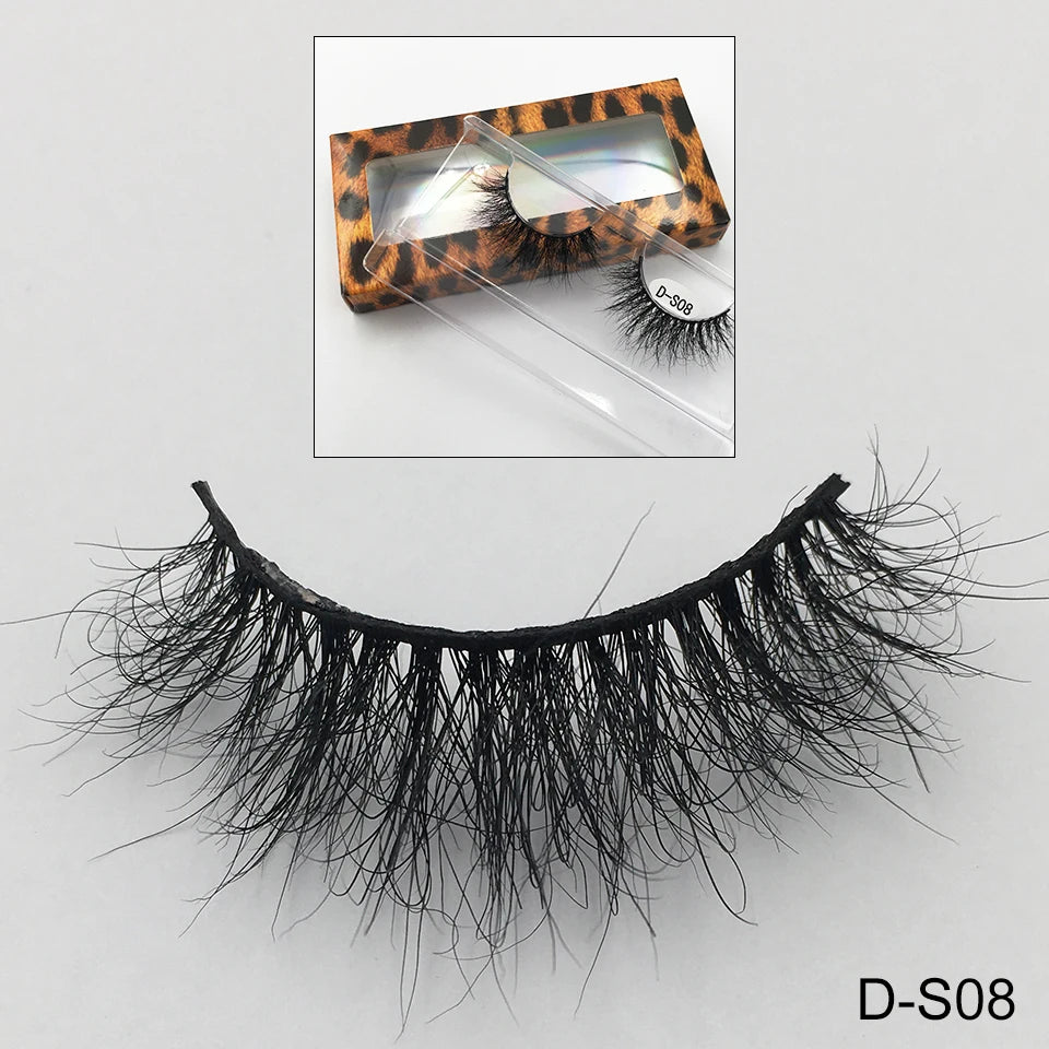 RED SIREN Mink Lashes 3D Mink Eyelashes 100% Cruelty free Lashes Handmade Reusable Fluffy Natural Eyelashes False Lashes Makeup