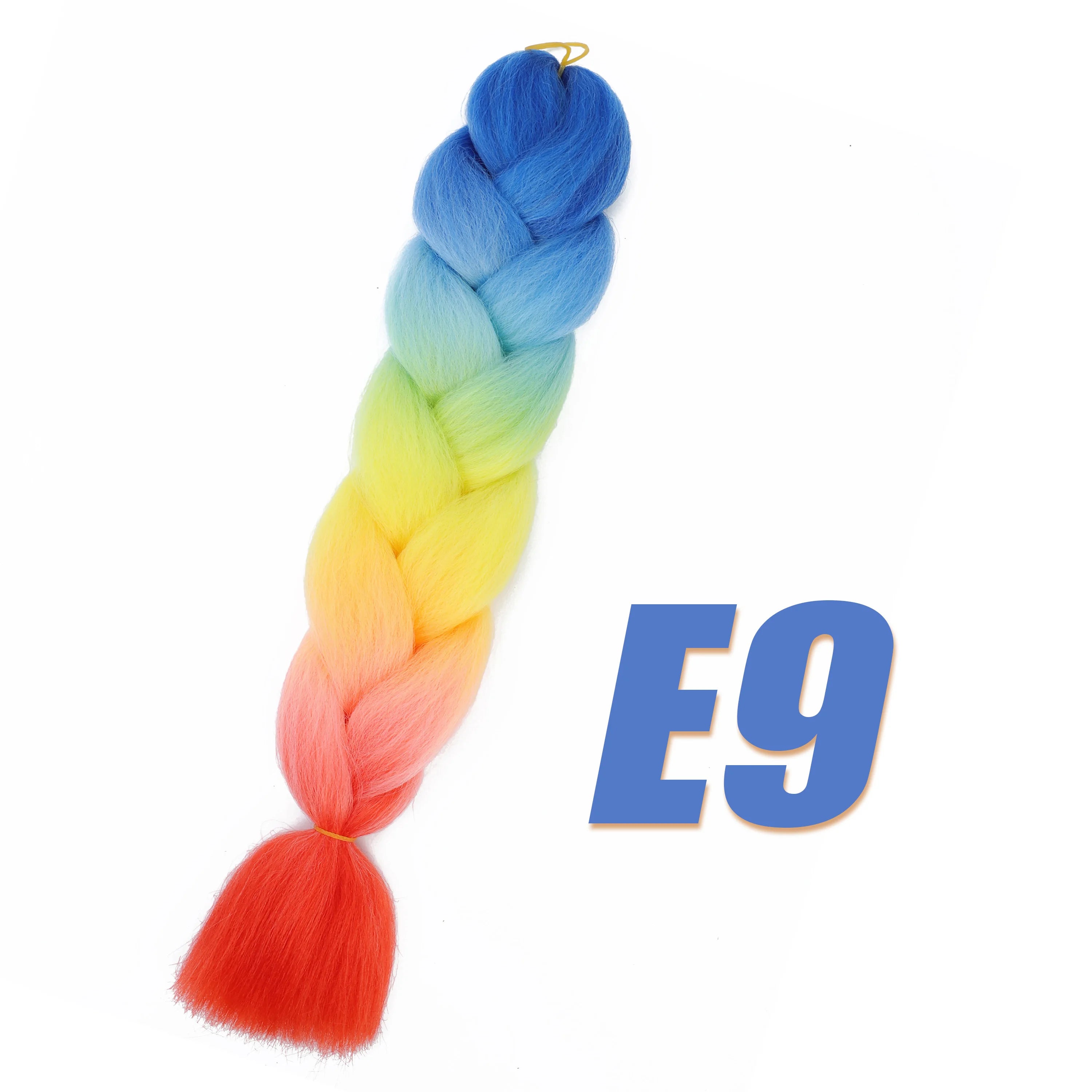 Purple Braiding Hair Pre Stretched Synthetic Kanekalon Crochet Hair Jumbo Braids Extensions Hair Accessories For Girls Braids