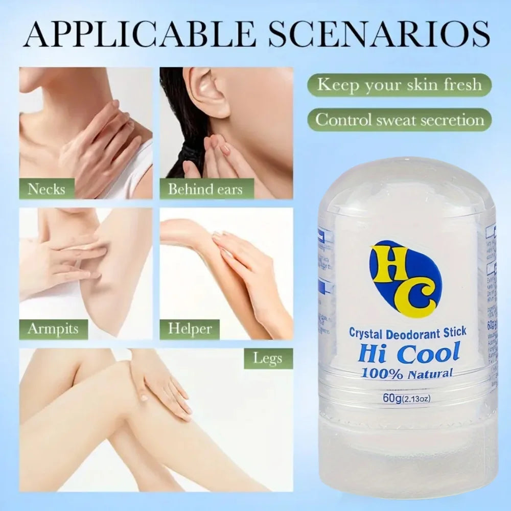 RUVIAA BEAUTY 2.12oz Natural Alum Stick | Arabian Perfume Deodorant