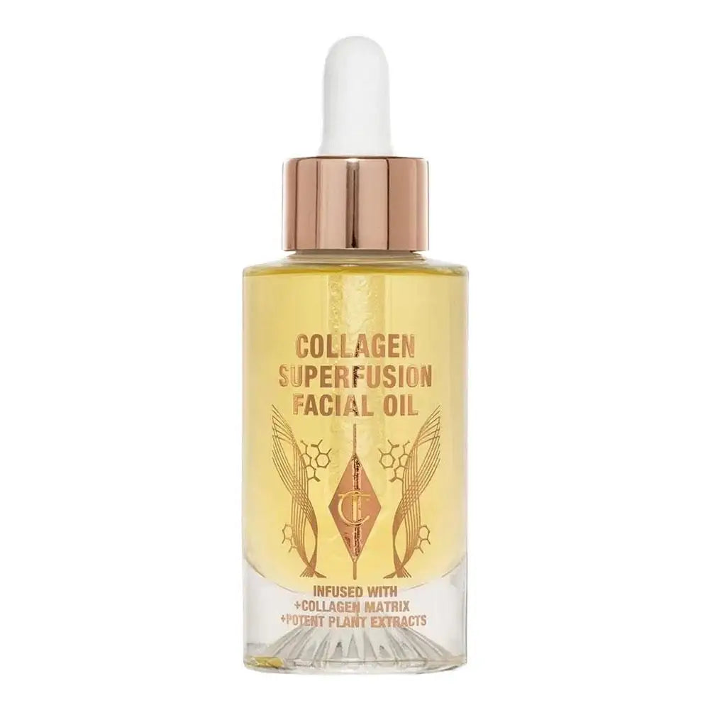 Charlotte Tilbury Collagen Essence Facial Care Essential Oil Deep Moisturizing Repairing Firming Brightening Light Easy Absorb