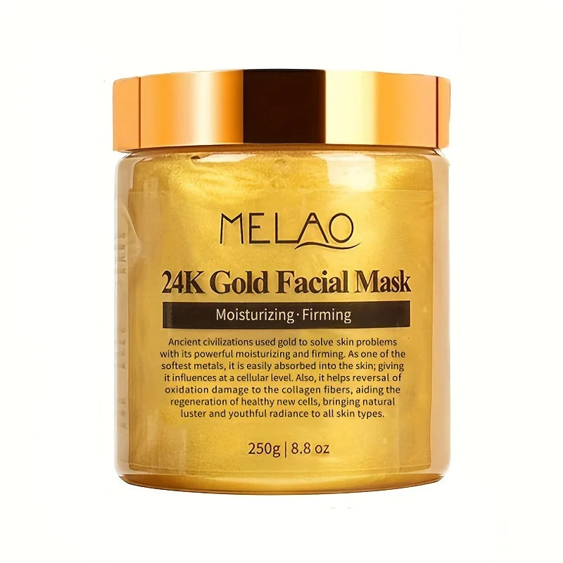 RUVIAA BEAUTY 24K Gold Face Mask – Collagen Moisturizing & Rejuvenating Facial Skin Care