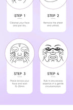 RUVIAA BEAUTY Collagen Anti-Wrinkle Facial Mask – Anti-Aging, Firming & Brightening Skincare