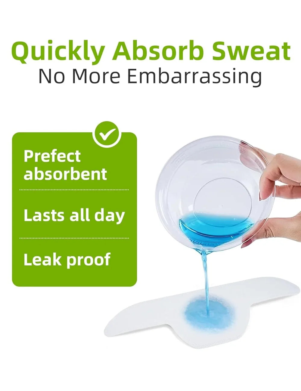 RUVIAA BEAUTY 10pc Invisible Collar & Hat Sweat Liner | Anti-Stain Pad