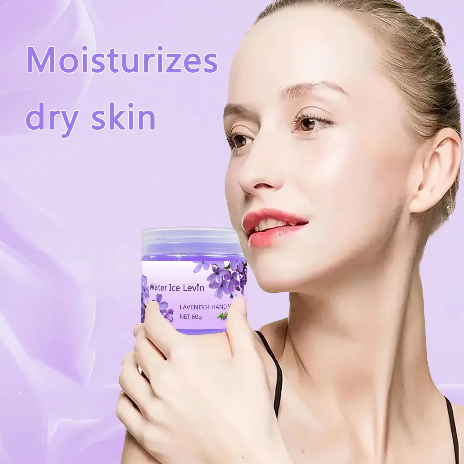 Lavender Moisturizing Hand Wax Mask, Hypoallergenic, for Hands and Feet, Smooth Skin, Gentle Cleansing Hand Mask, Illuminates Hand Skin