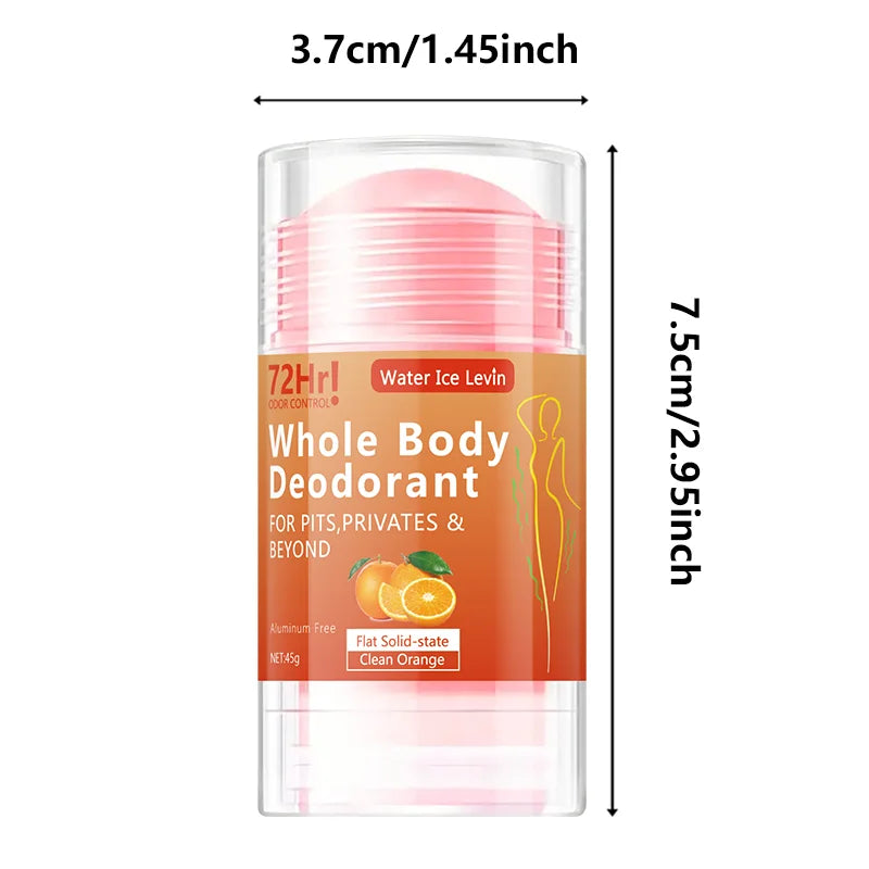 RUVIAA BEAUTY 45g Full Body Deodorant | Aluminum-Free Orange Extract