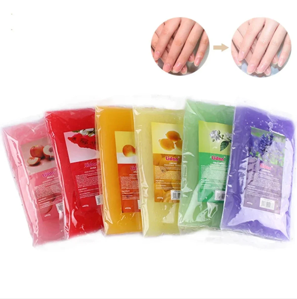 450g Paraffin Wax for Hands & Feet Spa Soft Wax for Wax Warmer Machine, Moisturizing Spa Treatment Deep Nourishing Skin Care