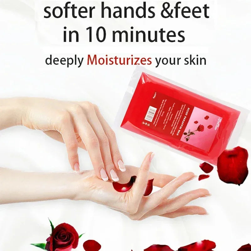 450g/200g Lavender Moisturizing Hands And Feet Mask Peel Off SPA Care Paraffin 1/3Pcs Paraffin Nourishing Hands Restores Gloss