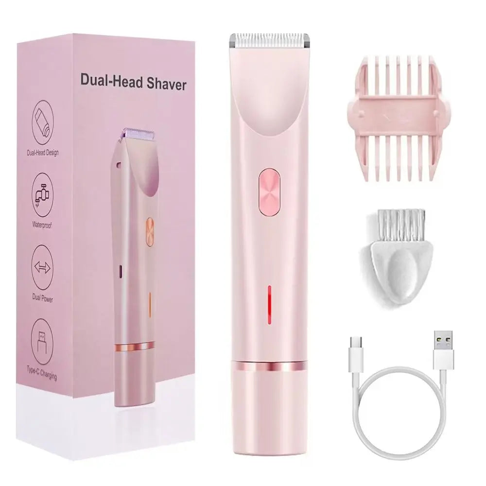 RUVIAA BEAUTY Mini Electric Epilator | Waterproof 2-in-1 Bikini Trimmer