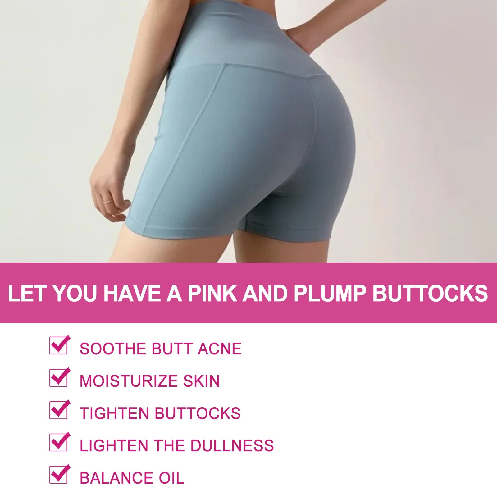 Butt Thigh Acne Cream Remove Pimples Moisturizing Clarifying Brightening Smoothing Skin Care Thigh Acne Removal Cream