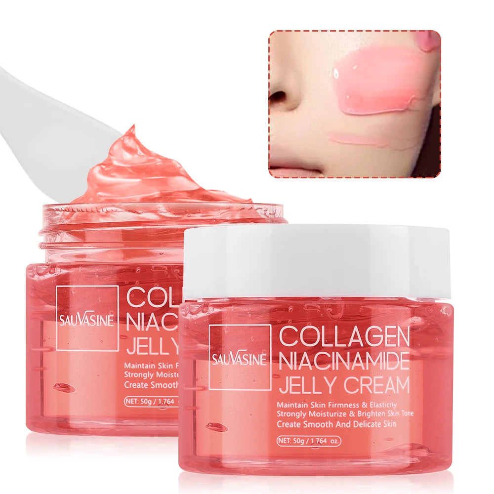 Collagen Jelly Cream Niacinamide And Hydrolyzed Collagen Strengthen The Skin Barrier Lasting Moisturizing The Skin Face Care