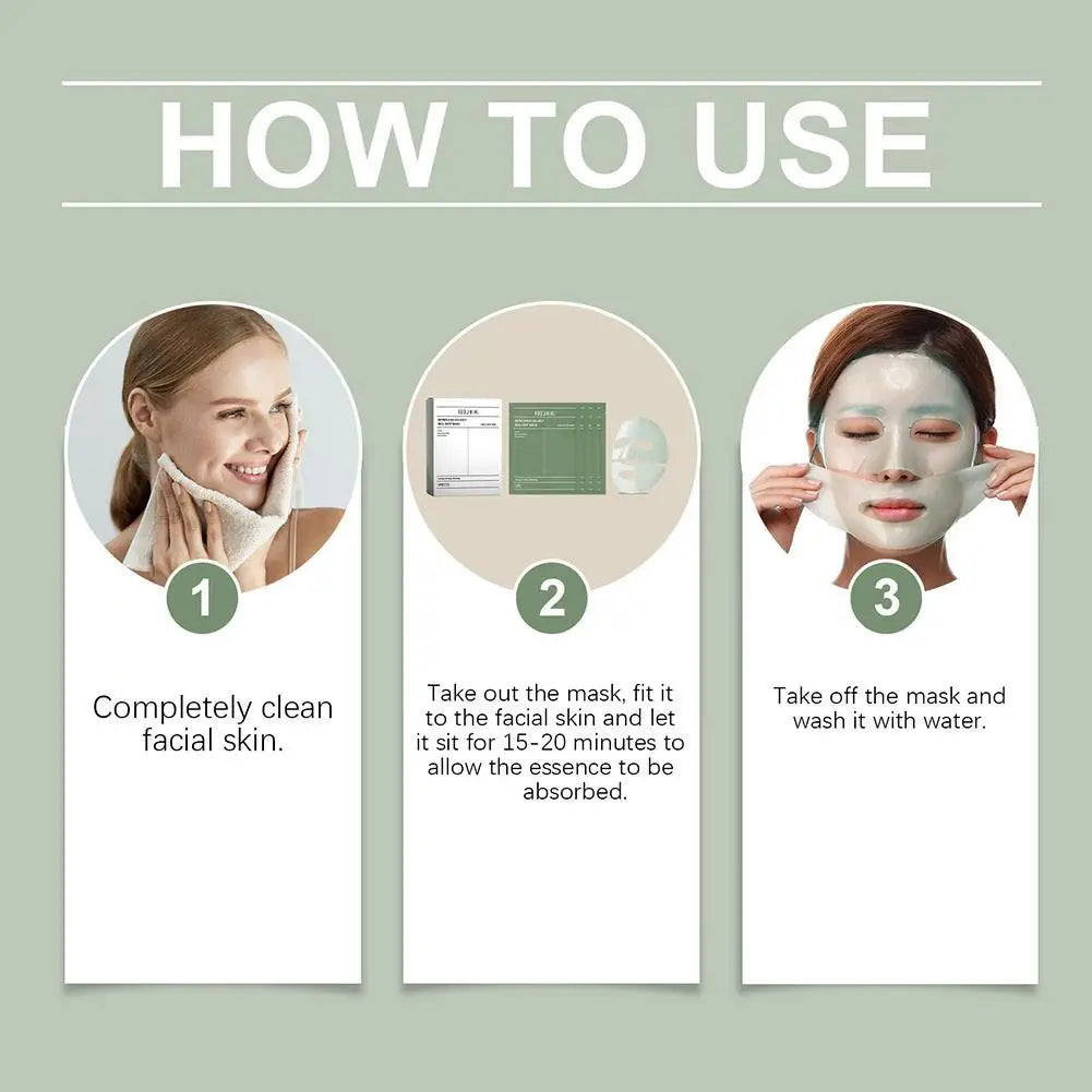 RUVIAA BEAUTY Deep Collagen Overnight Hydrogel Mask – Hydrating, Firming & Elasticity Boost