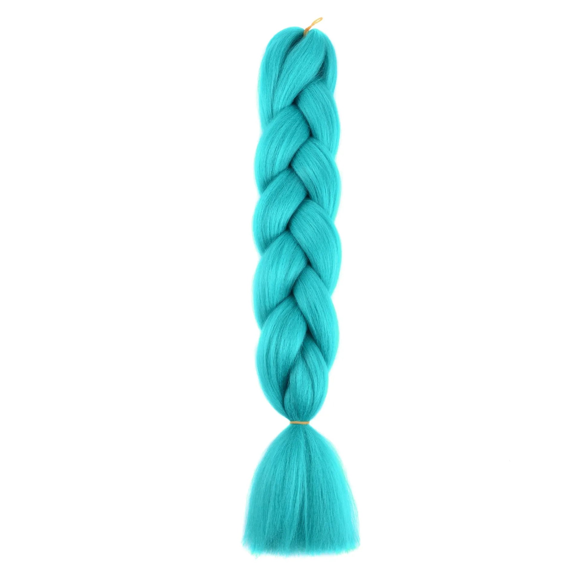 Synthetic Jumbo Braiding Hair Extensions for Kids Colored braiding Hair High Temperature Fiber Crochet Hair for Women Girls Box