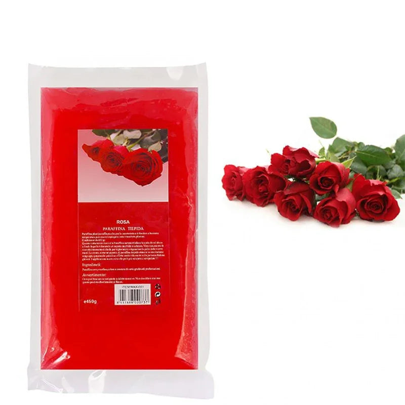450g Paraffin Wax for Hands & Feet Spa Soft Wax for Wax Warmer Machine, Moisturizing Spa Treatment Deep Nourishing Skin Care