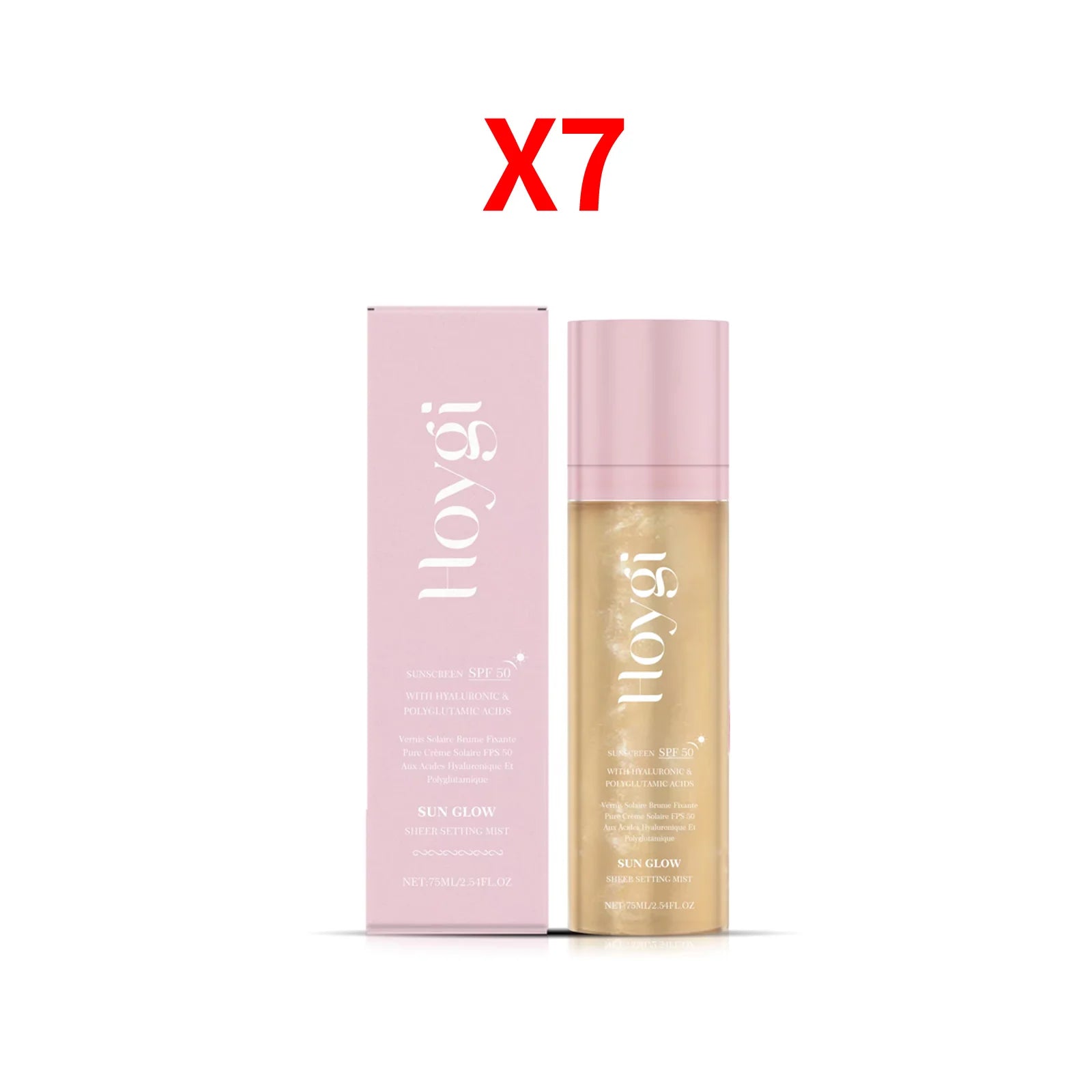 Hoygi Spf 50+ Setting Spray Oil Control Long Lasting Matte Natural Non Greasy Waterproof Fast Film Formation Fixer Makeup Spray