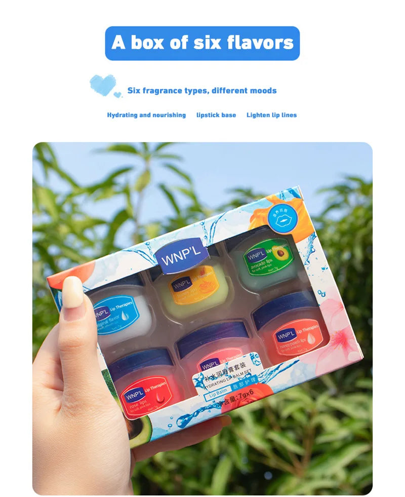 RUVIAA BEAUTY Moisturizing Lip Balm Natural Plant Anti-Cracking 1–8pcs