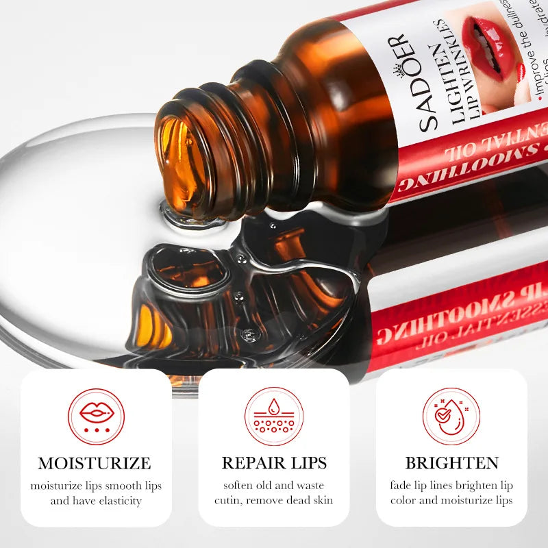 RUVIAA BEAUTY Lip Booster Plumping Serum Hyaluronic Moisturizing