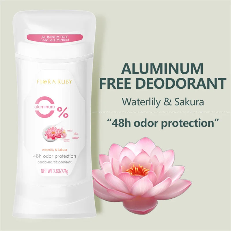 RUVIAA BEAUTY 72H Aluminum-Free Deodorant | Honey Peach & Lavender
