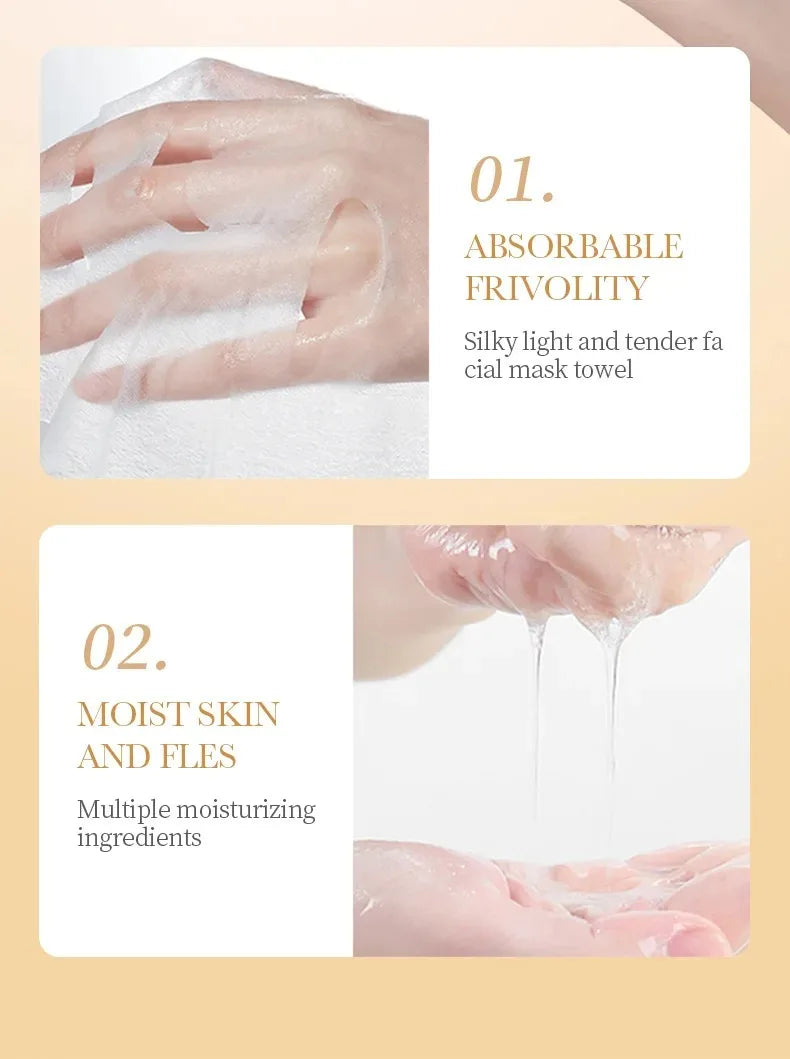 RUVIAA BEAUTY SADOER Collagen Face Mask – 5/10/20/30pcs Firming, Moisturizing & Brightening Facial Sheet Masks