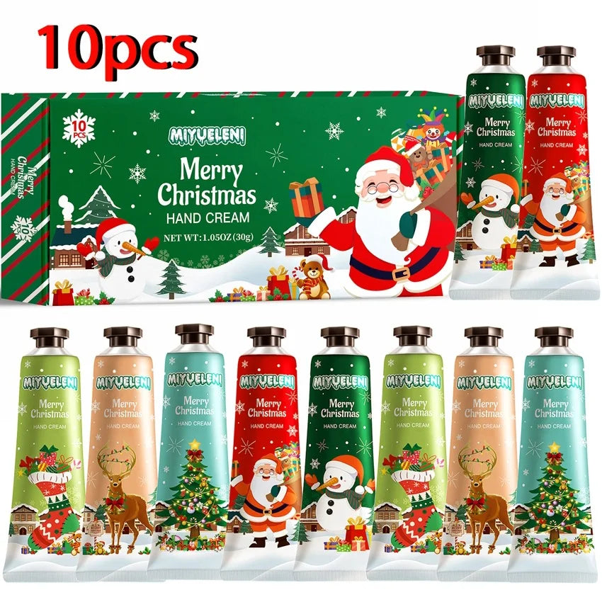 10/20/30PCS Christmas moisturizer hand cream gift set-creamy moisturizer for dry hands, perfect gift for women, Daily Hand Care