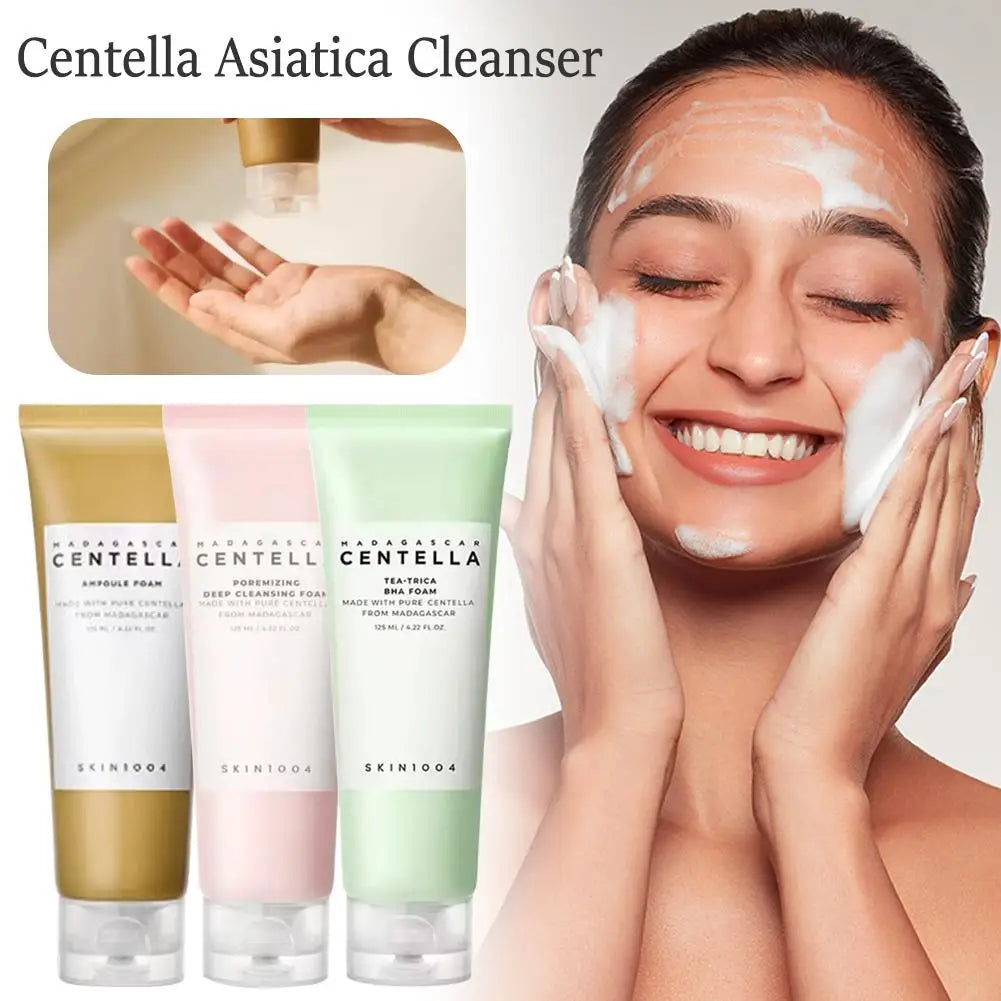 Skin1004 Centella Asiatica Facial Cleanser Essence Himalayan Salt Deep Cleansing Foam for Gentle Purifying Refreshing Face Wash