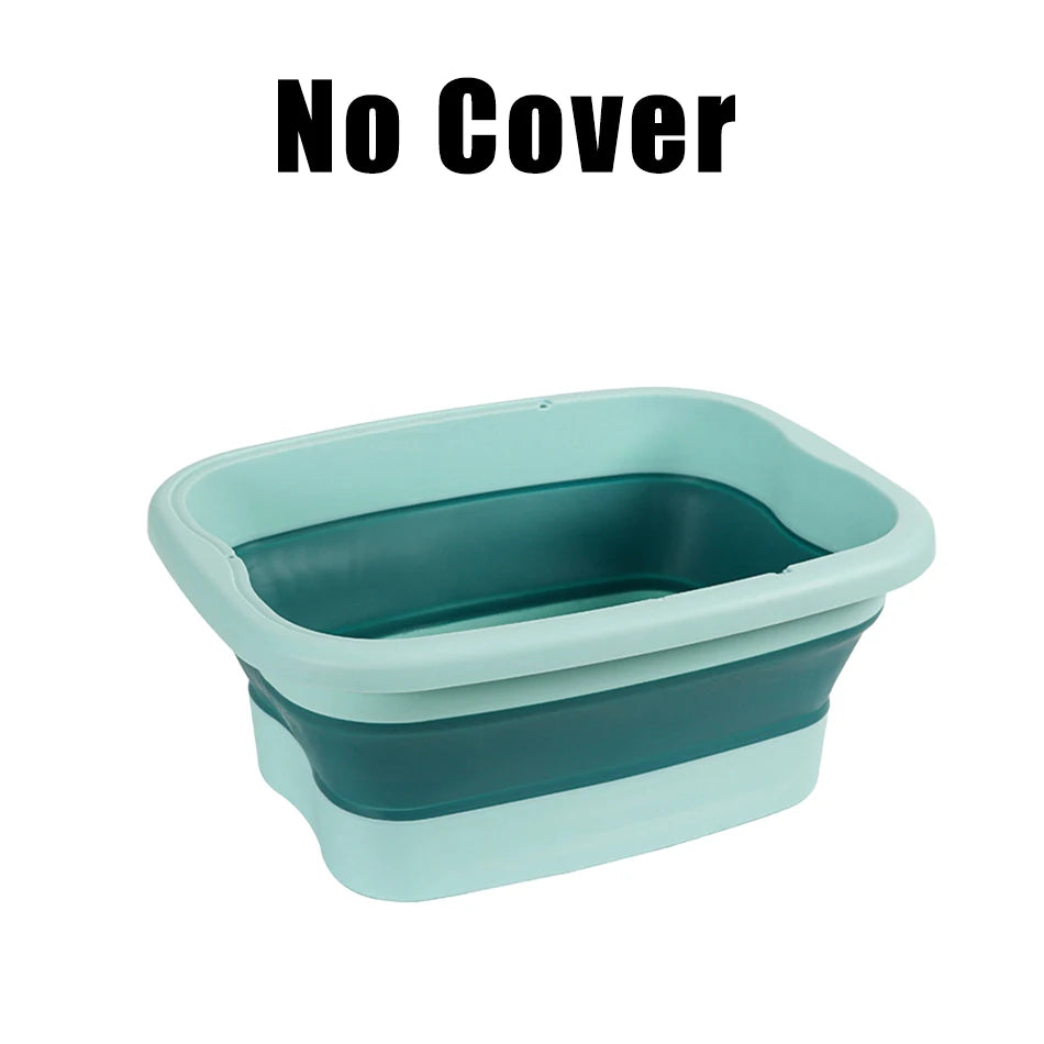 RUVIAA BEAUTY Foldable Foot Spa Massage Bucket | Portable Household Soaking Basin & Pedicure Sauna Bathtub