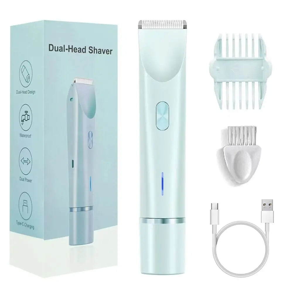 RUVIAA BEAUTY Mini Electric Epilator | Waterproof 2-in-1 Bikini Trimmer