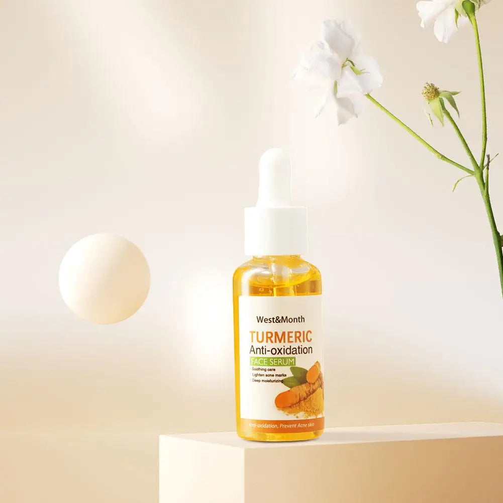 Turmeric Face Whitening Serum Turmeric Anti-oxidation Serum Turmeric Dark Spot Corrector Serum Facial Brighten Turmeric Oil Soap