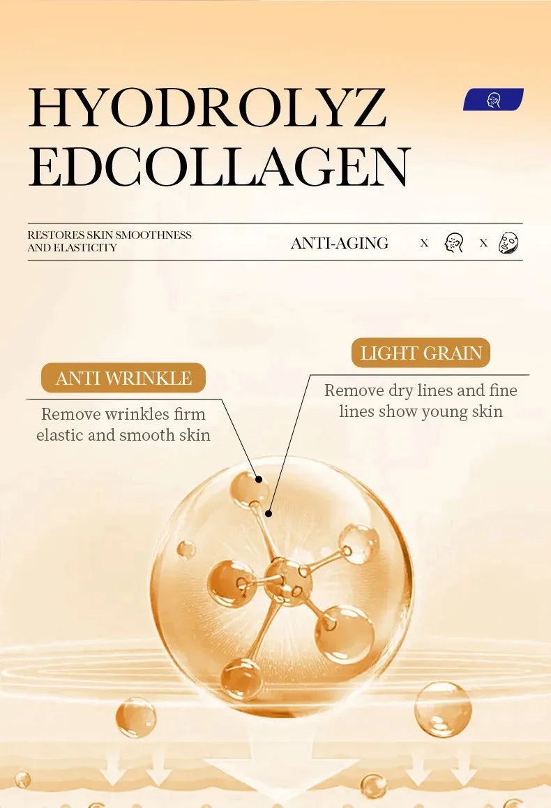 RUVIAA BEAUTY SADOER Collagen Face Mask – 5/10/20/30pcs Firming, Moisturizing & Brightening Facial Sheet Masks