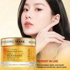 RUVIAA BEAUTY 120g 24K Gold Collagen Face Mask – Moisturizing, Firming & Nourishing Sleeping Cream