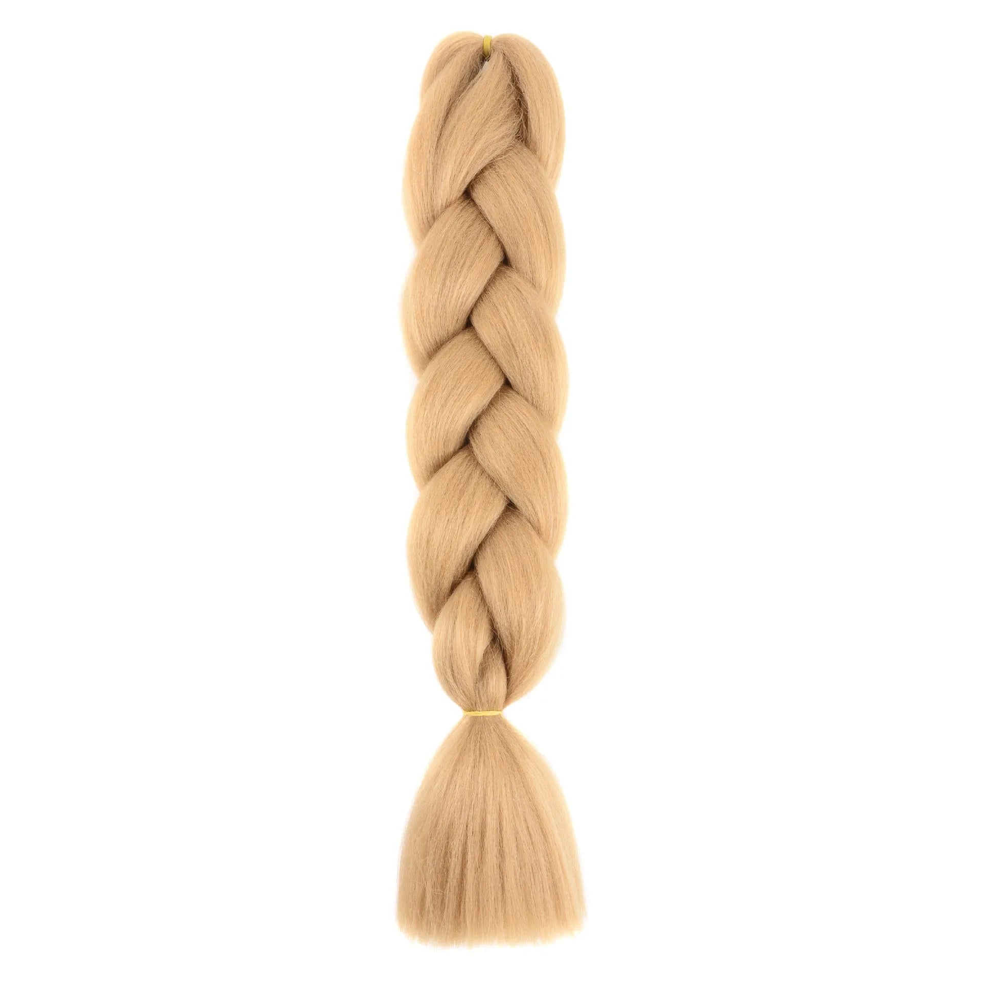 Synthetic Jumbo Braiding Hair Extensions for Kids Colored braiding Hair High Temperature Fiber Crochet Hair for Women Girls Box