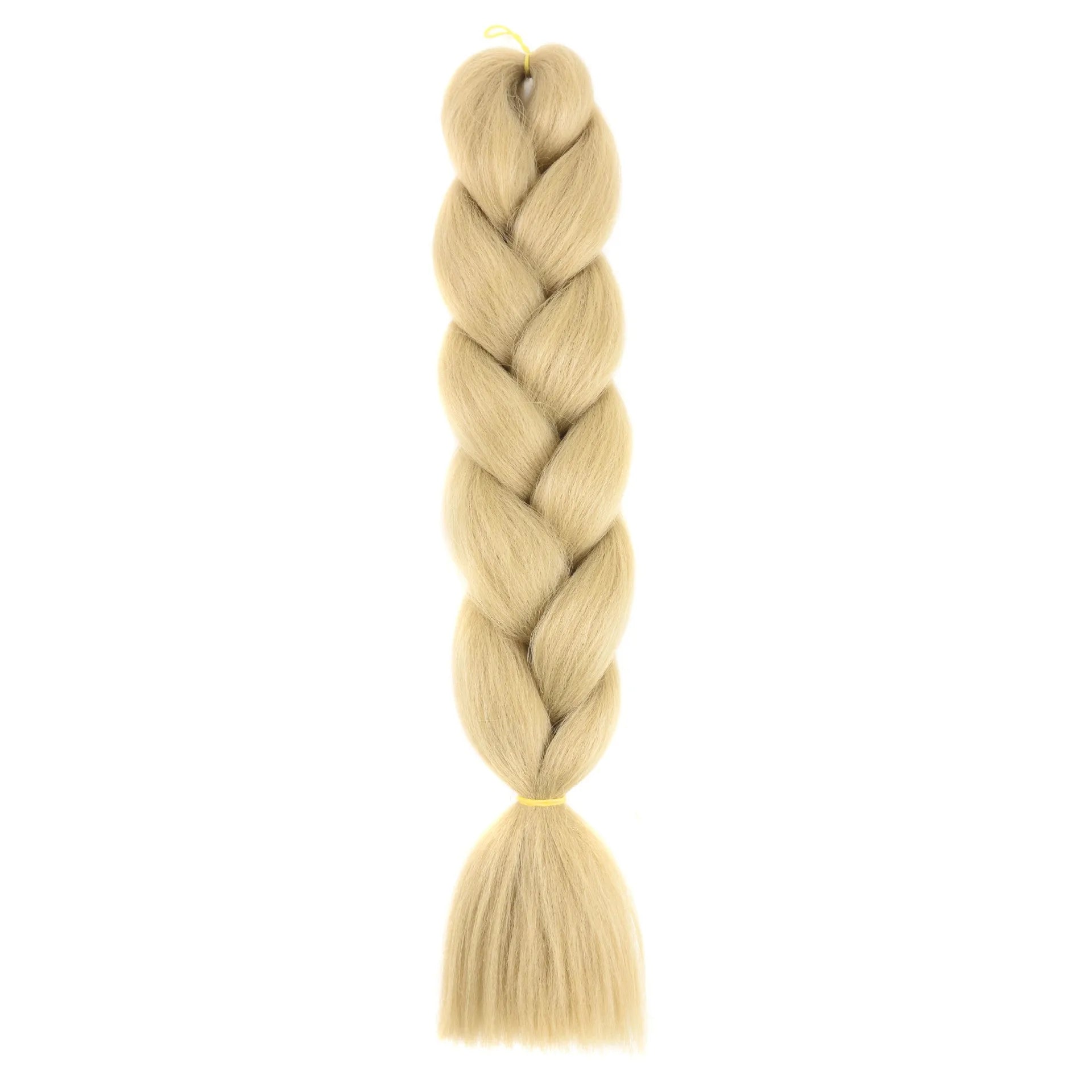 Synthetic Jumbo Braiding Hair Extensions for Kids Colored braiding Hair High Temperature Fiber Crochet Hair for Women Girls Box