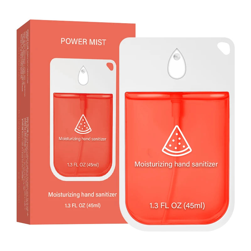 Instant Hand Sanitizer Spray, 1.28oz/45ml. Portable no-rinse formula for kids & adults. Cosmetic water-type mist for travel use