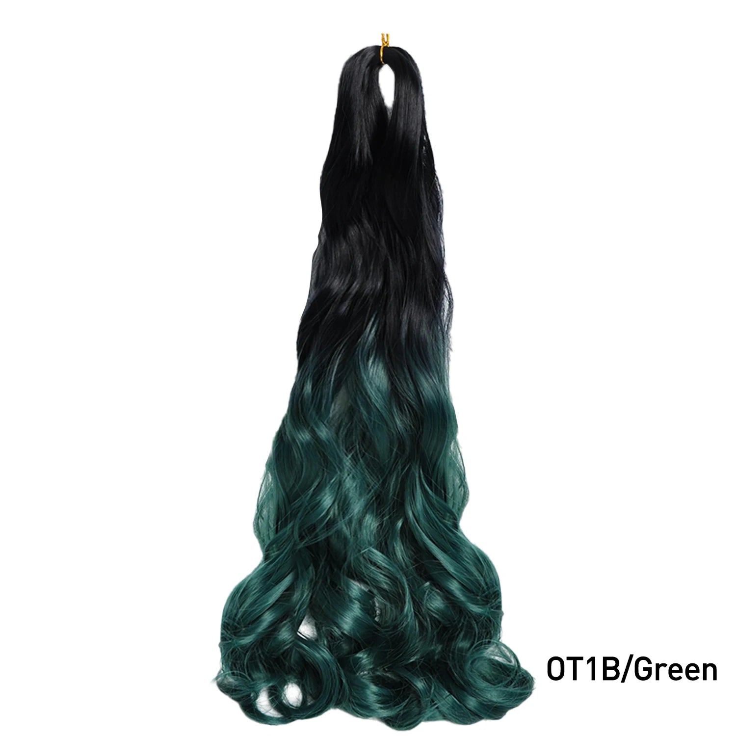 French Curls Braiding Hair Extensions Synthetic Hair Loose Wave Spiral Curl Braids High Temperature Ombre Pre Stretched Hair