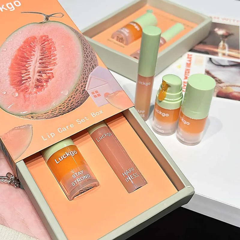 RUVIAA BEAUTY Bubble Lip Mask & Oil Set Deep Hydration & Care