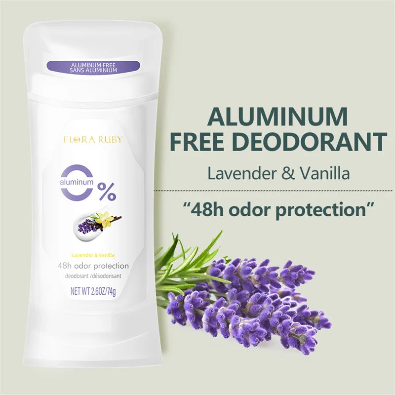 RUVIAA BEAUTY 72H Aluminum-Free Deodorant | Honey Peach & Lavender