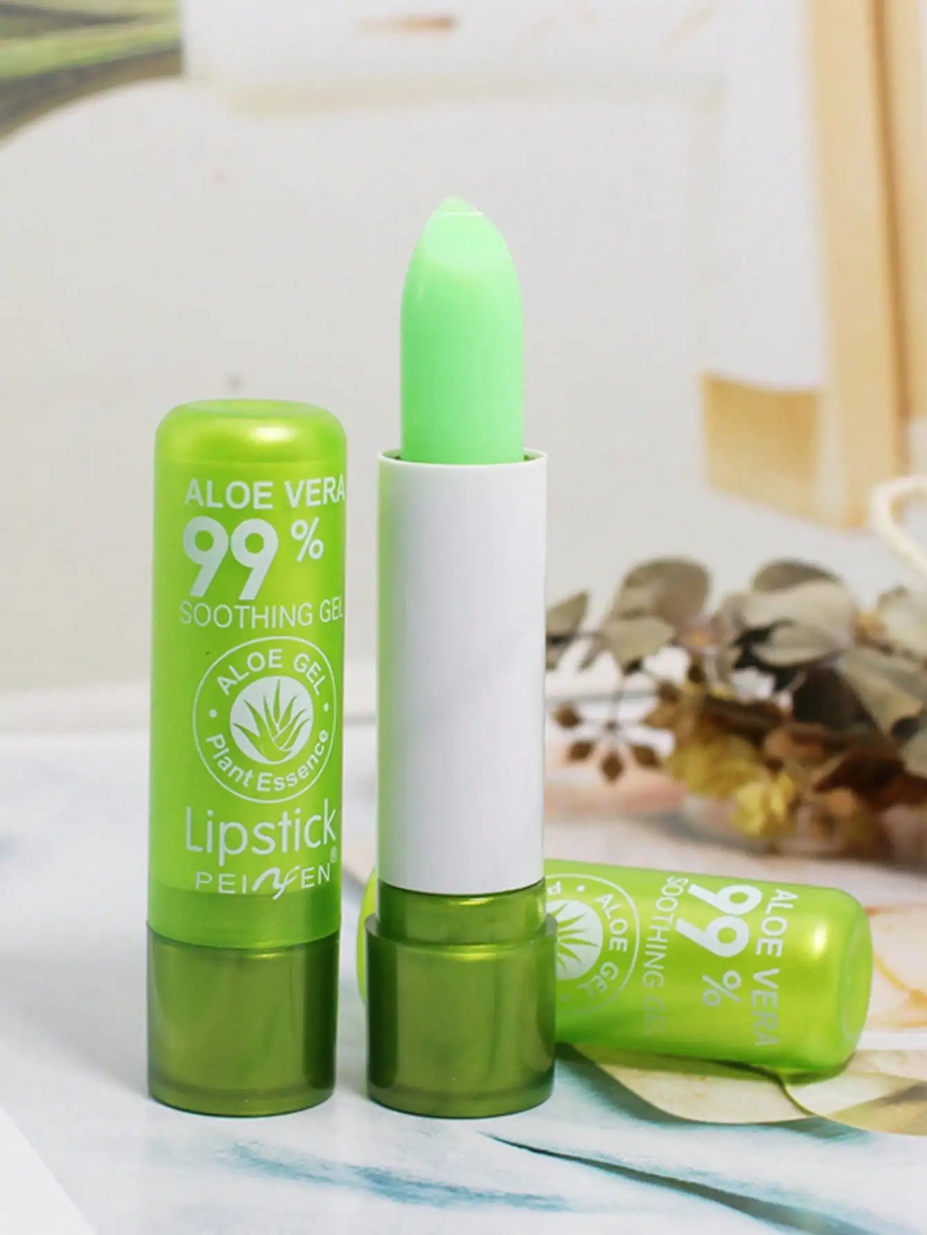 RUVIAA BEAUTY Aloe Vera Color-Changing Lip Balm Moisturizing Repair