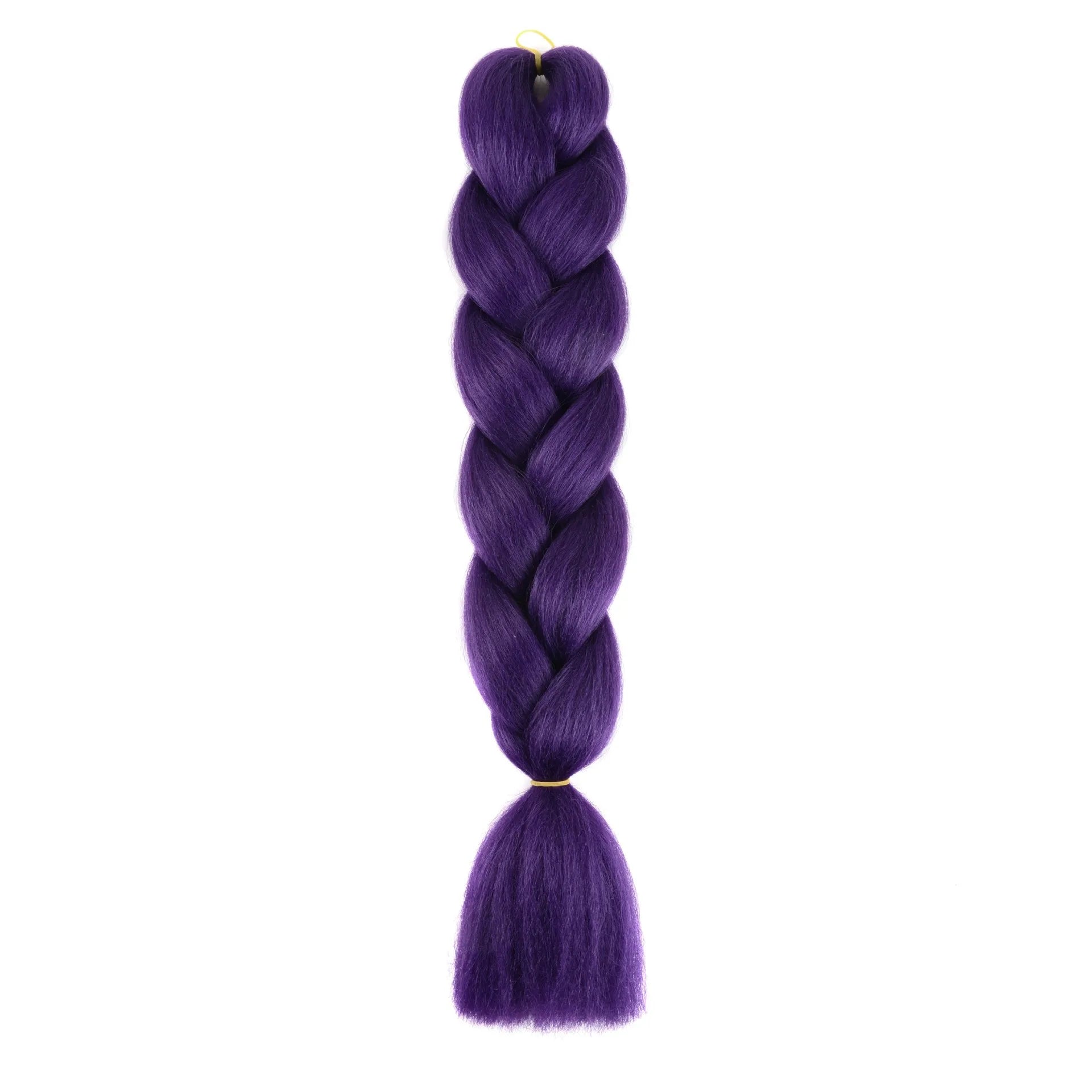Synthetic Jumbo Braiding Hair Extensions for Kids Colored braiding Hair High Temperature Fiber Crochet Hair for Women Girls Box