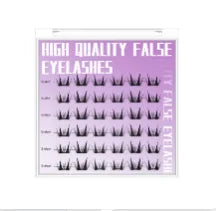 Glue-free Lash Extensions Korean Style K-pop lash Natural Long Natural Traceless Beginner Suitable for Women's Single Strand