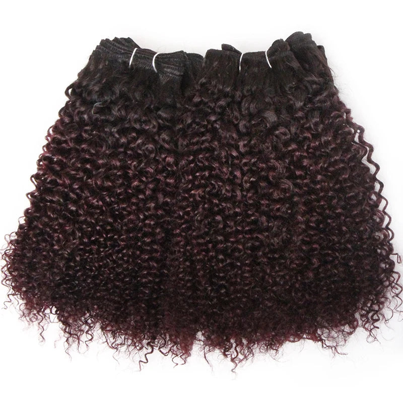 Curly 6 Bundles Deal Human Hair Bundles For Women Raw Indian Hair 100% Virgin Human Hair Weave Extension