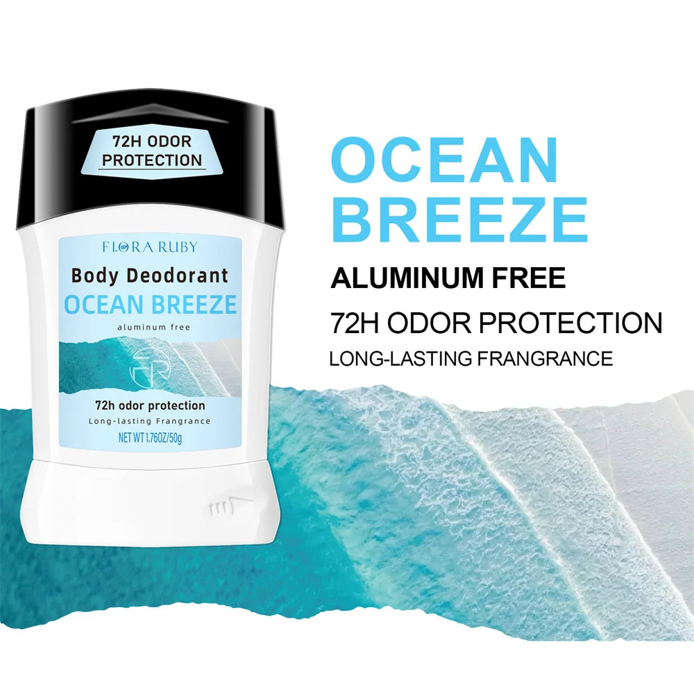 RUVIAA BEAUTY 50g Aluminum-Free Deodorant | Natural Floral Scent