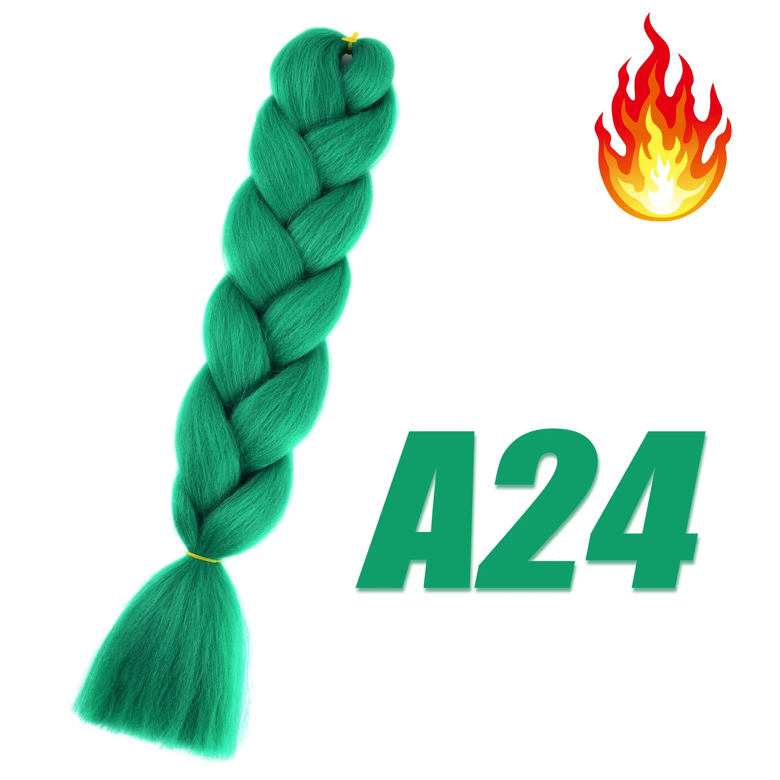 Purple Braiding Hair Pre Stretched Synthetic Kanekalon Crochet Hair Jumbo Braids Extensions Hair Accessories For Girls Braids