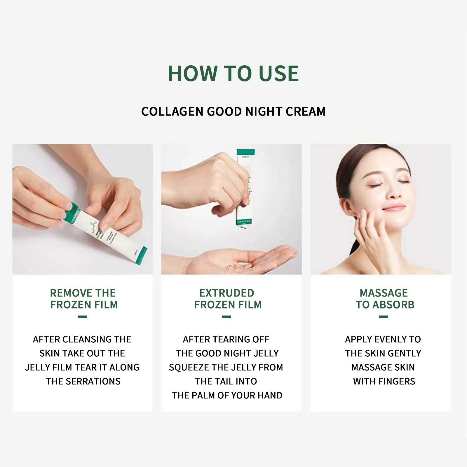 RUVIAA BEAUTY 20pcs Korean Collagen Face Masks – Hydrating Anti-Aging Sleeping Masks for Women & Men