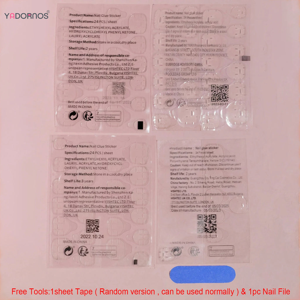 RUVIAA BEAUTY White French Press-On Nails with 3D Bow – Full Cover Fake Nails | 24PCS