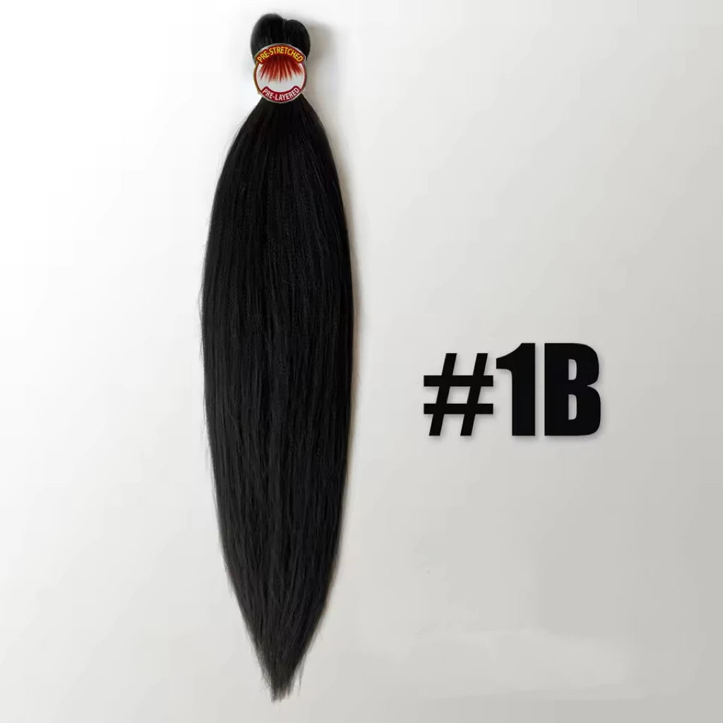 4x Sensationnel prestretched 38 inch Synthetic braiding hair braid kanekalon flame retardant for box braid and twist For Women