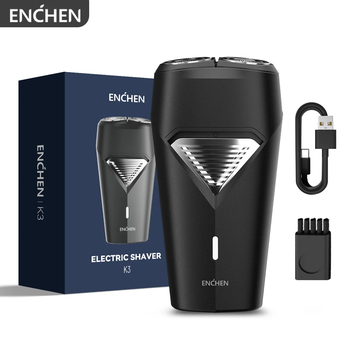 RUVIAA BEAUTY ENCHEN K3 Electric Shaver | 2-Direction Flex Heads