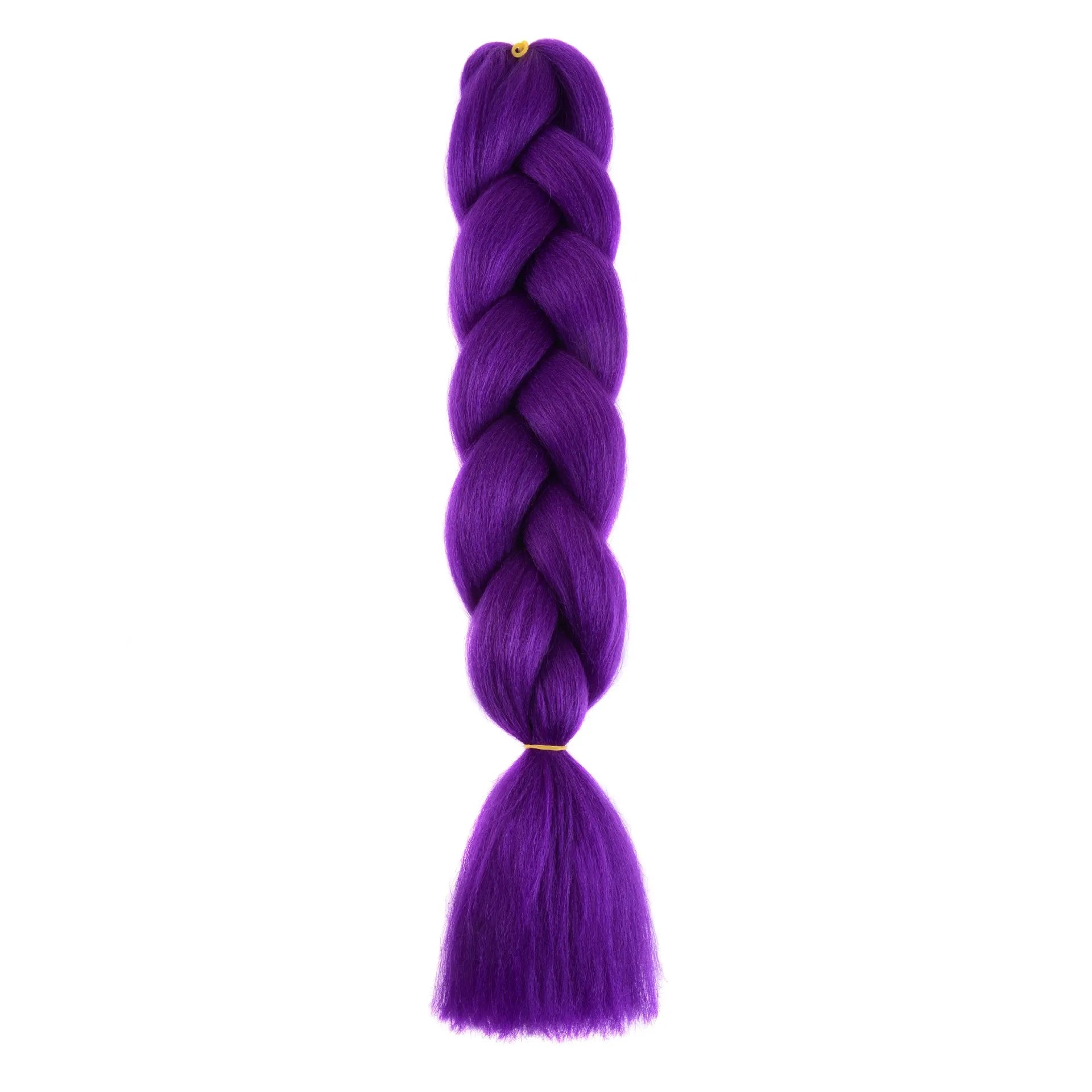 Synthetic Jumbo Braiding Hair Extensions for Kids Colored braiding Hair High Temperature Fiber Crochet Hair for Women Girls Box