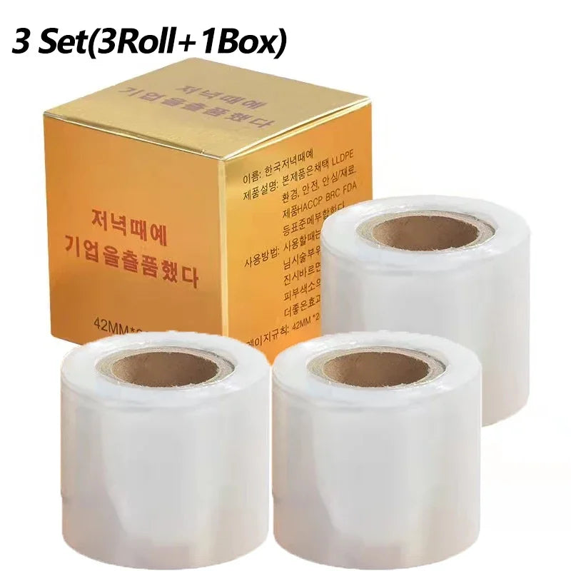3/1Rolls Tattoo Eyebrow Microblading Preservative Film Plastic Wrap 42mm*200m Tattoo Accessory Semi Permanent Make Up Supplies