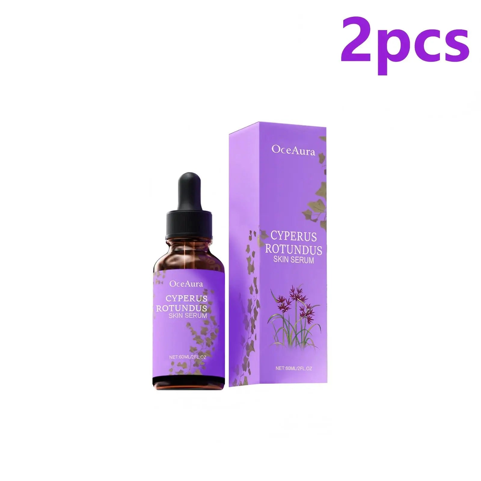 OceAura Cyperus Rotundus Oil for Hair Removal Prevent Hair Growth Products Remove Hair Inhibitor for Moisturizing Body Oil 60ml